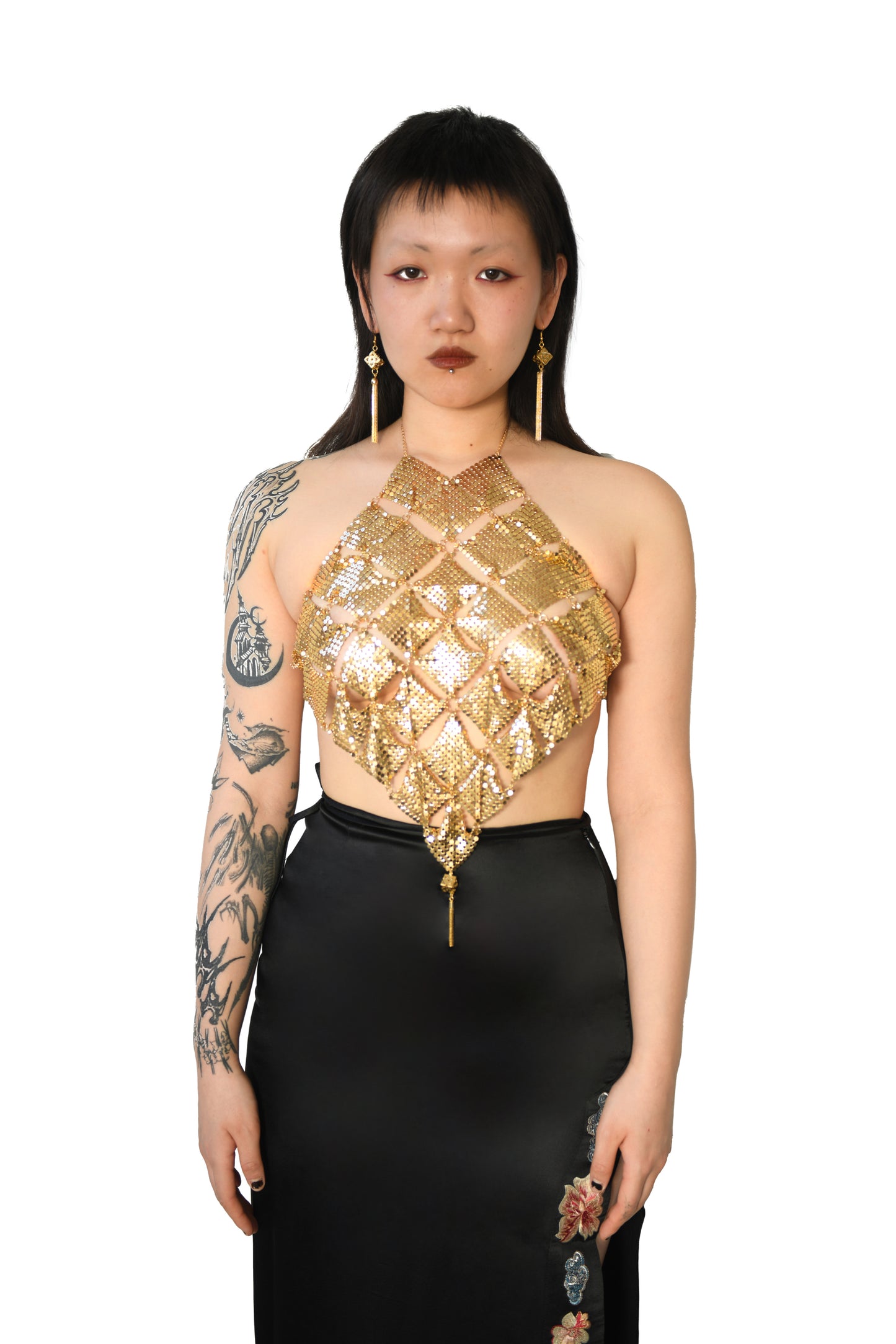 Gold Chainmail Halter