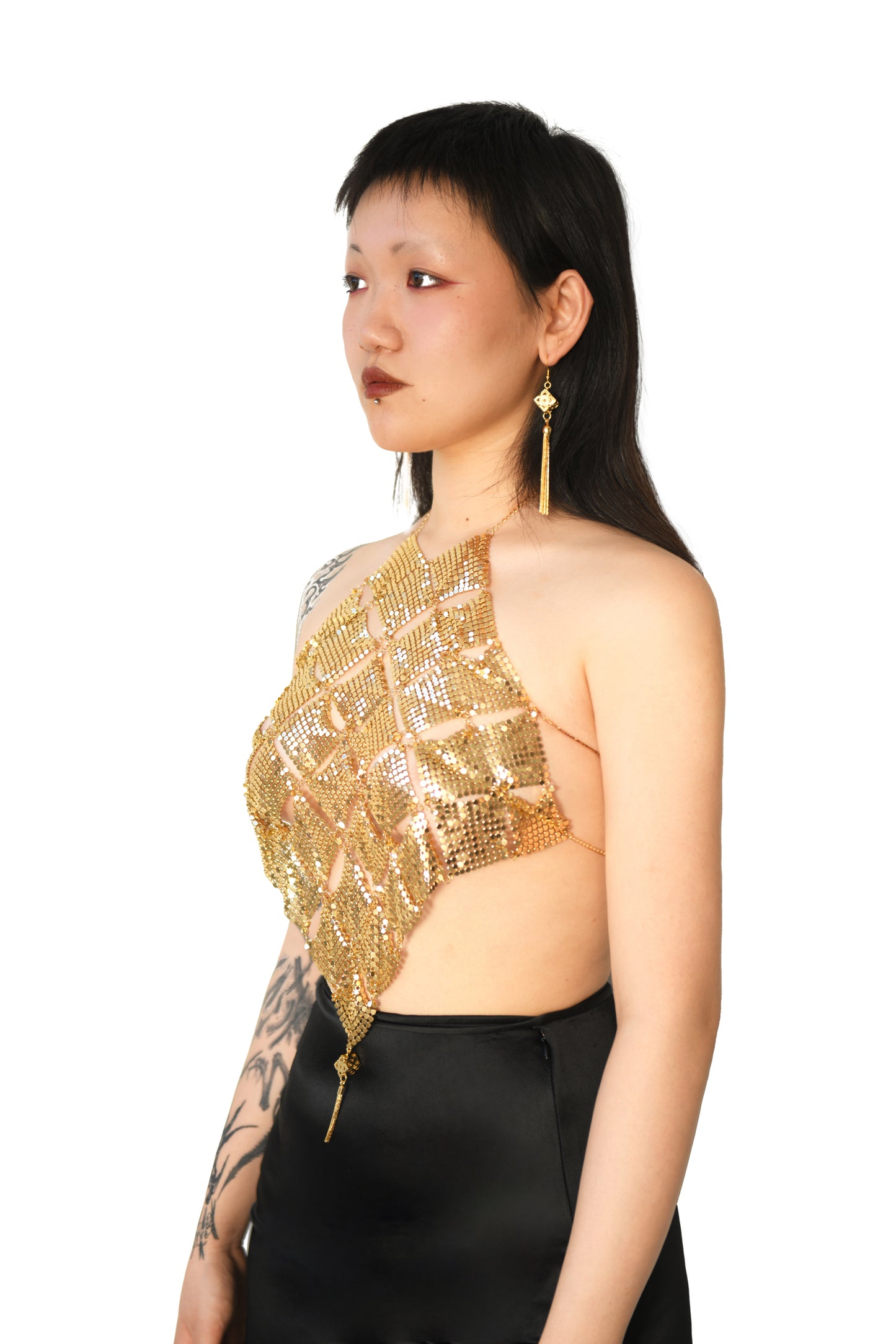 Gold Chainmail Halter